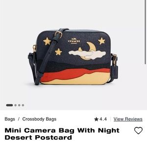 Coach Mini Camera Bag With Night Desert Postcard